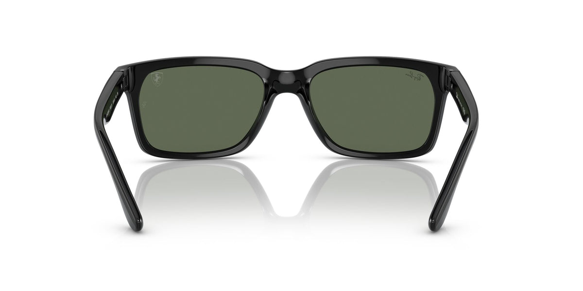 Ray-Ban0RB4393M F65071 56 Black/ Dark Green Lens