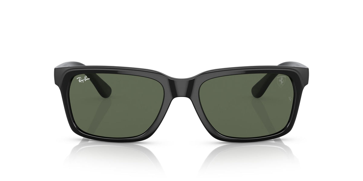 Ray-Ban0RB4393M F65071 56 Black/ Dark Green Lens