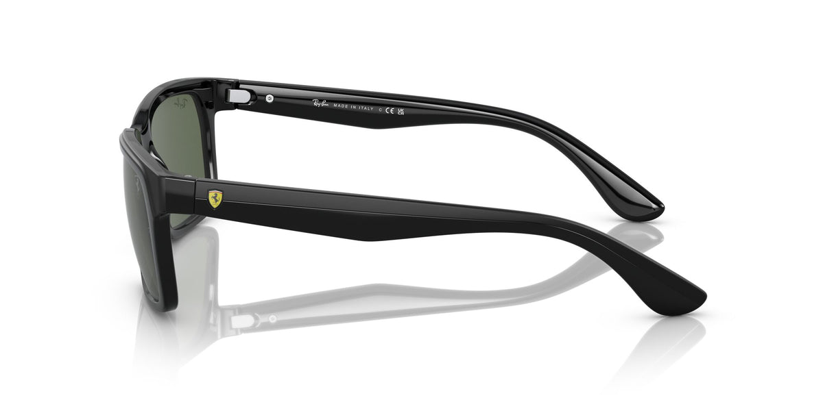 Ray-Ban0RB4393M F65071 56 Black/ Dark Green Lens