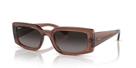 Ray-Ban Kiliane 0RB4395F 6678T3 54 Transparent Brown/ Grey 54 / Polycarbonate / Injected / Molded Acetate