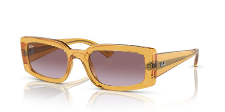 Ray-Ban Kiliane 0RB4395F 66828H 54 Transparent Yellow/ Dark Violet 54 / Polyamide Bio / Injected / Molded Acetate