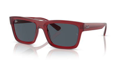 Ray-Ban Warren 0RB4396F 667987 57 Transparent Red/ Dark Grey 57 / Polyamide Bio / Injected / Molded Acetate