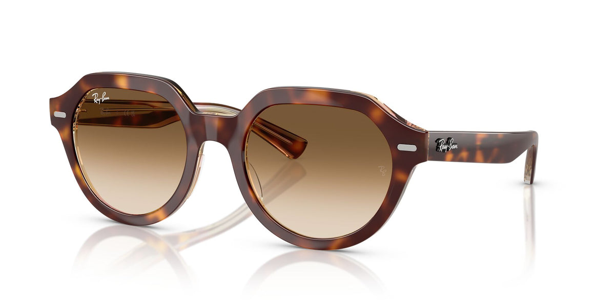 Ray-Ban Gina 0RB4399 141451 51 Light Havana On Multicolour/ Clear Gradient Brown