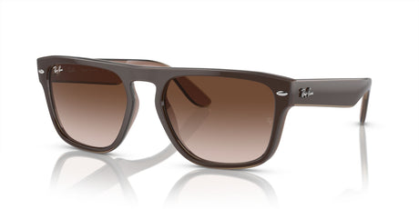 Ray-Ban  0RB4407 673113 57 Brown Light Brown Transparent Beige/ Brown 57 / Polyamide Bio / Injected / Injected