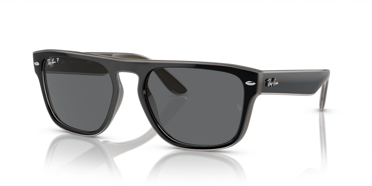 Ray-Ban0RB4407 673381 57 Black & Light Grey & Transparent Grey/ Dark Grey 57 / Polycarbonate / Injected / Injected