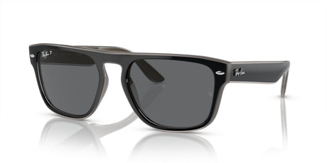 Ray-Ban  0RB4407 673381 57 Black & Light Grey & Transparent Grey/ Dark Grey 57 / Polycarbonate / Injected / Injected