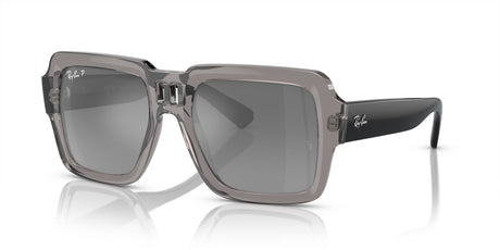 Ray-Ban Magellan 0RB4408 672582 54 Transparent Grey/ Silver/Grey 54 / Polycarbonate / Injected / Molded Acetate