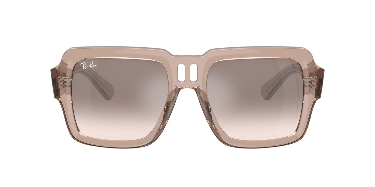 Ray-Ban Magellan 0RB4408 67278Z 54 Transparent Light Brown/ Silver/Brown - Blue Star Eyewear