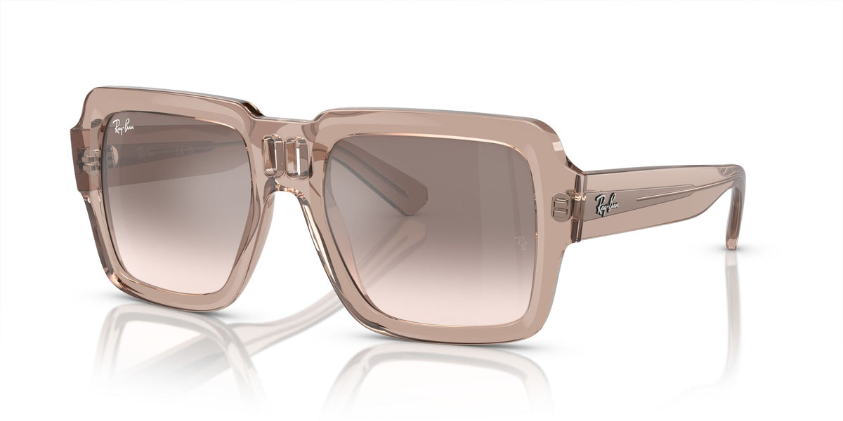 Ray-Ban Magellan 0RB4408 67278Z 54 Transparent Light Brown/ Silver/Brown 54 / Polyamide Bio / Injected / Molded Acetate