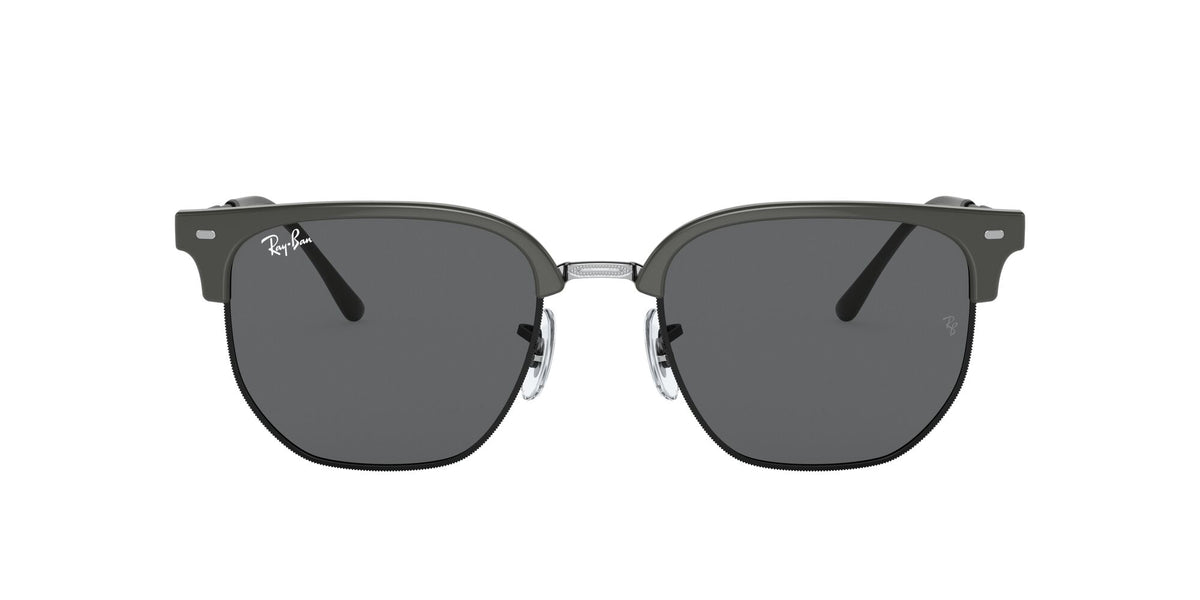 RB 4416F Ray-Ban New Clubmaster Grey On Black / Dark Grey 55 55 / Crystal / Injected / Metal