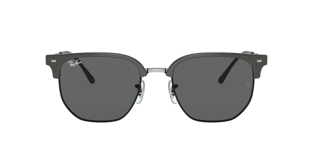 RB 4416F Ray-Ban New Clubmaster Grey On Black / Dark Grey 55 55 / Crystal / Injected / Metal