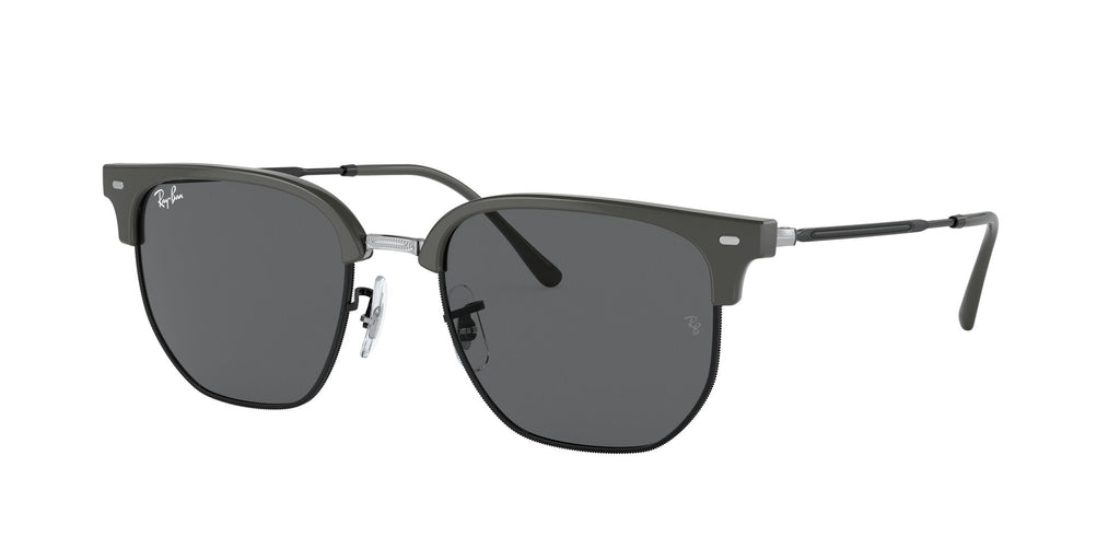 RB 4416F Ray-Ban New Clubmaster Grey On Black / Dark Grey 55 55 / Crystal / Injected / Metal