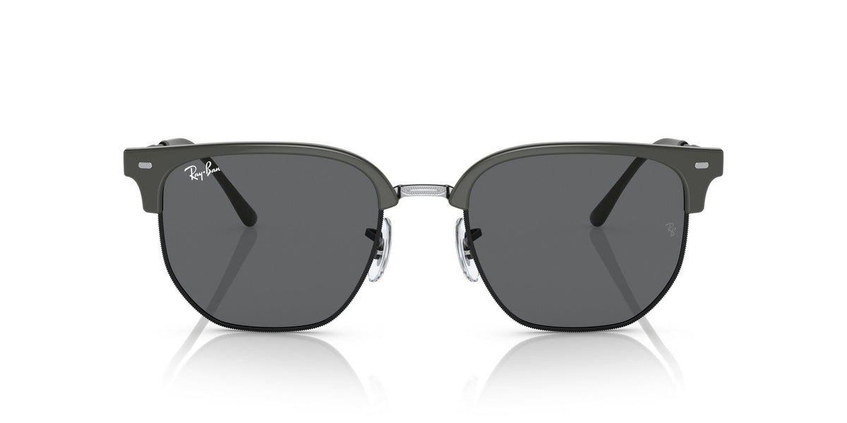RB 4416F Ray-Ban New Clubmaster Grey On Black / Dark Grey 55 55 / Crystal / Injected / Metal