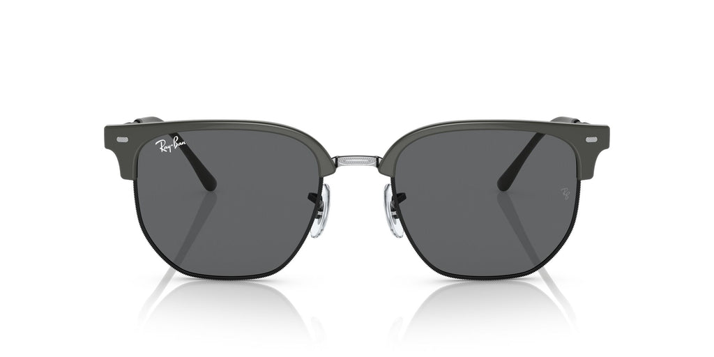 RB 4416F Ray-Ban New Clubmaster Grey On Black / Dark Grey 55 55 / Crystal / Injected / Metal