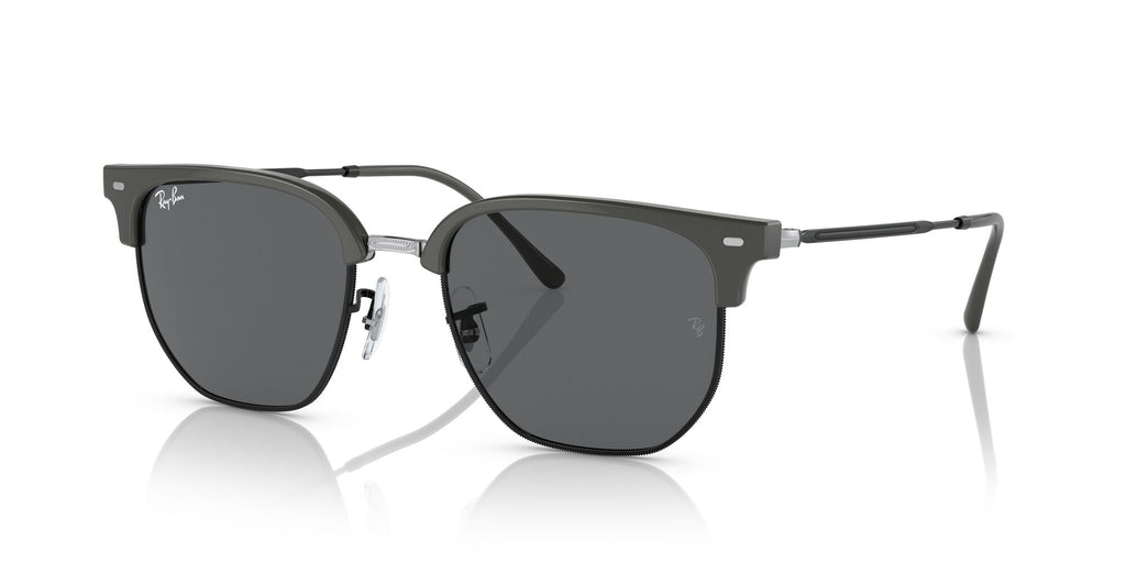 RB 4416F Ray-Ban New Clubmaster Grey On Black / Dark Grey 55 55 / Crystal / Injected / Metal