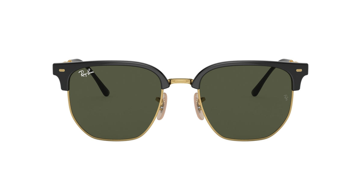 Ray-Ban New Clubmaster 0RB4416 601/31 51 Black On Gold/ Green 51 / Crystal / Propionate / Metal