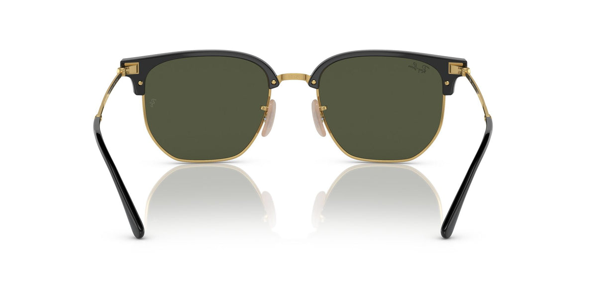 Ray-Ban New Clubmaster 0RB4416 601/31 51 Black On Gold/ Green 51 / Crystal / Propionate / Metal