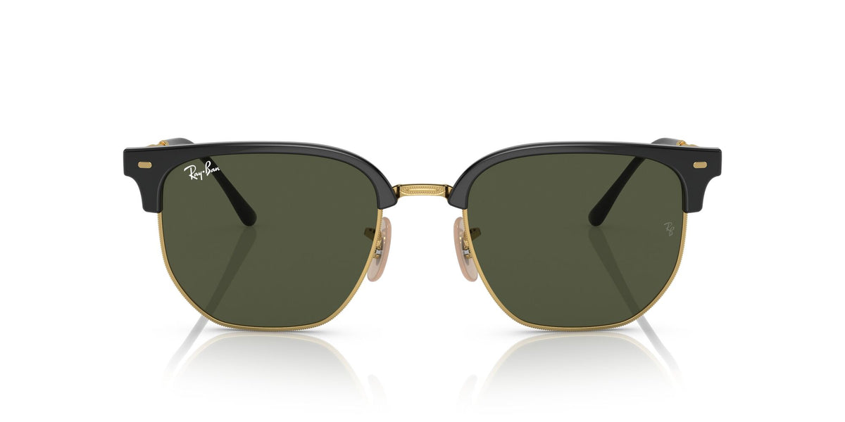 Ray-Ban New Clubmaster 0RB4416 601/31 51 Black On Gold/ Green 51 / Crystal / Propionate / Metal