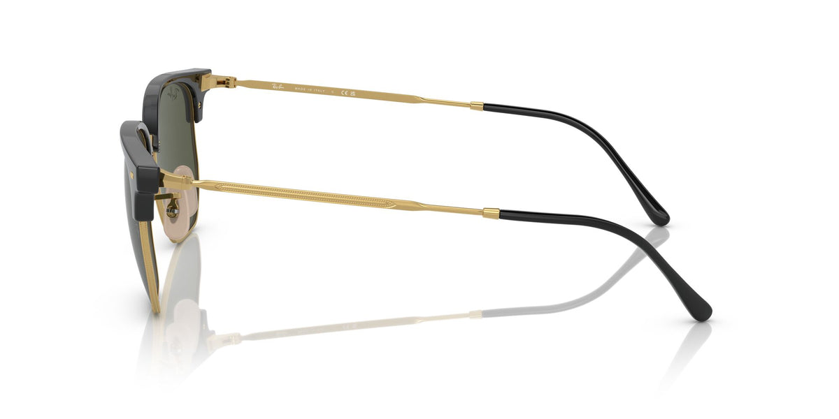 Ray-Ban New Clubmaster 0RB4416 601/31 51 Black On Gold/ Green 51 / Crystal / Propionate / Metal