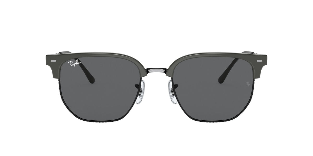 Ray-Ban New Clubmaster 0RB4416 6653B1 53 Grey On Black/ Dark Grey