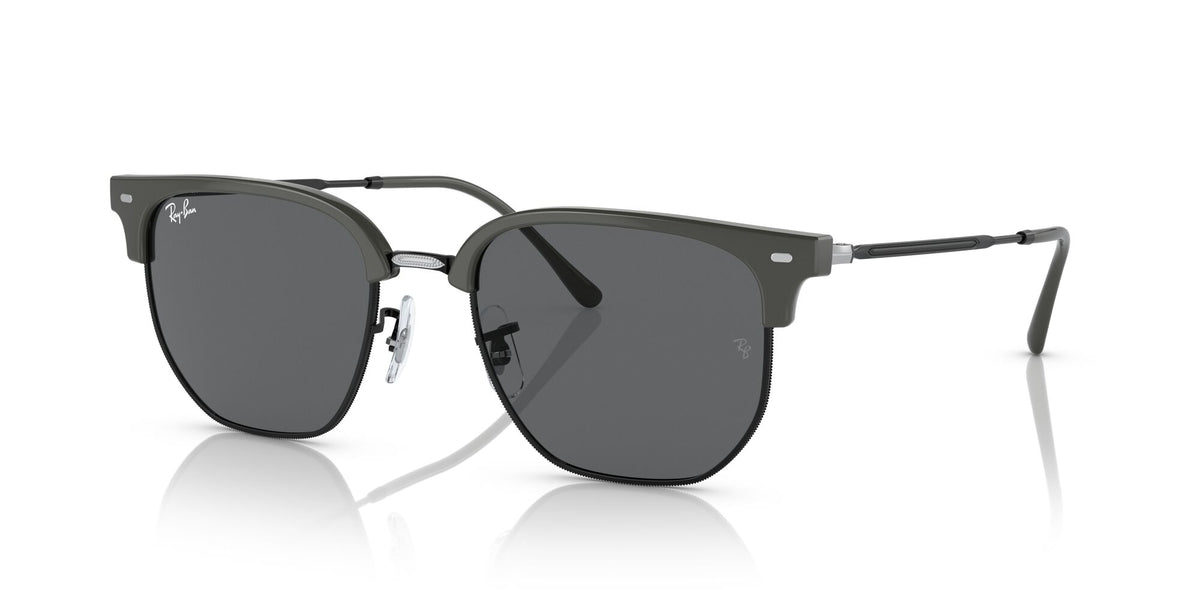 Ray-Ban New Clubmaster 0RB4416 6653B1 51 Grey On Black/ Dark Grey 51 / Crystal / Propionate / Metal
