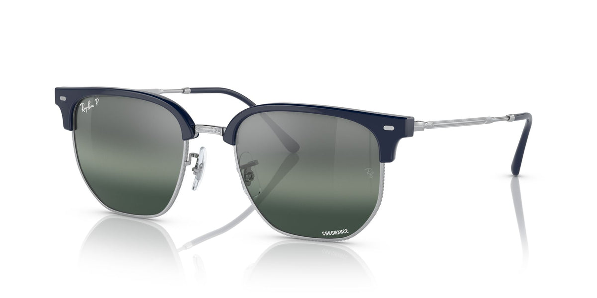 Ray-Ban New Clubmaster 0RB4416 6656G6 51 Blue On Silver/ Silver/Blue 51 / Crystal / Propionate / Metal