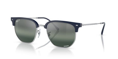 Ray-Ban New Clubmaster 0RB4416 6656G6 51 Blue On Silver/ Silver/Blue 51 / Crystal / Propionate / Metal