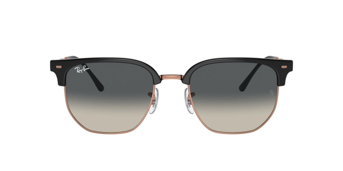 Ray-Ban New Clubmaster 0RB4416 672071 51 Dark Grey On Rose Gold/ Grey - Blue Star Eyewear