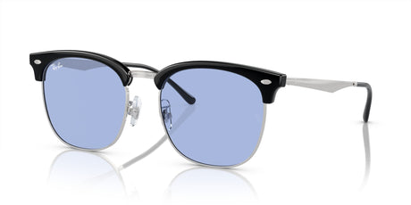 Ray-Ban  0RB4418D 667080 56 Black On Silver/ Blue