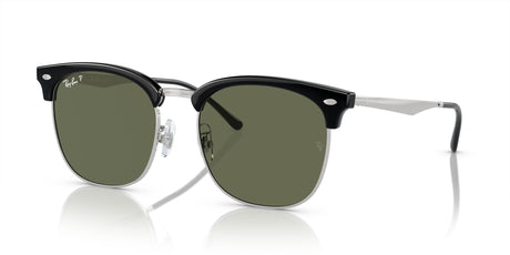 Ray-Ban  0RB4418D 66709A 56 Black On Silver/ Dark Green