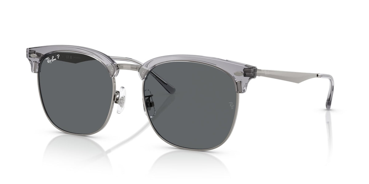 Ray-Ban0RB4418D 679281 56 Transparent Grey On Gunmetal/ Dark Grey Polar