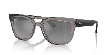Ray-Ban Phil 0RB4426 672582 54 Transparent Grey/ Silver/Grey 54 / Polycarbonate / Injected / Molded Acetate