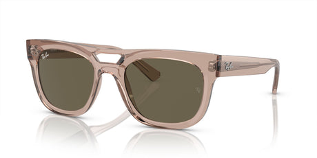 Ray-Ban Phil 0RB4426 6727/3 54 Transparent Light Brown/ Brown 54 / Polyamide Bio / Injected / Molded Acetate