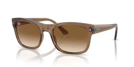 Ray-Ban  0RB4428F 664051 56 Transparent Light Brown/ Clear/Brown 56 / Crystal / Propionate / Propionate
