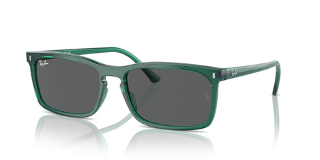 Ray-Ban  0RB4435 6615B1 59 Transparent Green/ Dark Grey