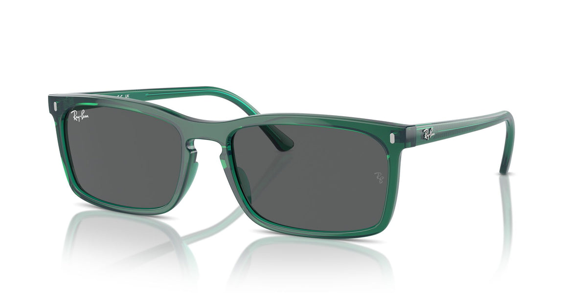 Ray-Ban0RB4435 6615B1 56 Transparent Green/ Dark Grey