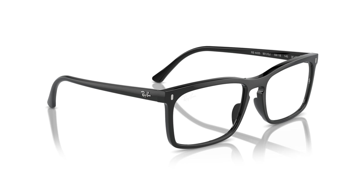Ray-Ban0RB4435 901/GJ 59 Black/ Clear/Green