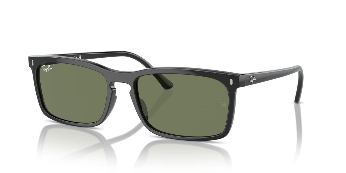Ray-Ban0RB4435 901/GJ 59 Black/ Clear/Green