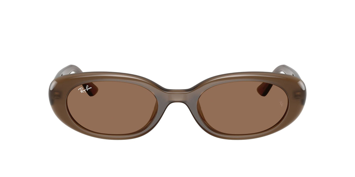 Ray-Ban0RB4441D 677973 53 Opal Brown/ Dark Grey - Blue Star Eyewear