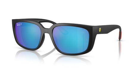 Ray-Ban  0RB4443M F602A1 57 Black/ Green Mirror Blue Polar