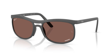 Ray-Ban  RB4452CH 60171A 56 Sand Grey / Purple Chromance