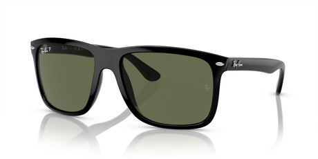 Ray-Ban Boyfriend Two 0RB4547F 601/58 60 Black/ Green 60 / Crystal / Injected / Injected