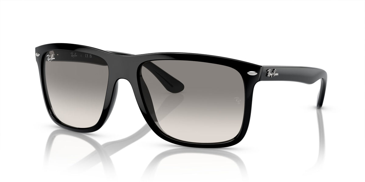 Ray-Ban Boyfriend Two 0RB4547 601/32 57 Black/ Light Grey 57 / Crystal / Injected / Injected