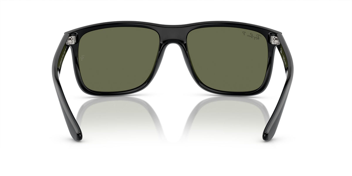 Ray-Ban Boyfriend Two 0RB4547 601/58 57 Black/ Green 57 / Crystal / Injected / Injected