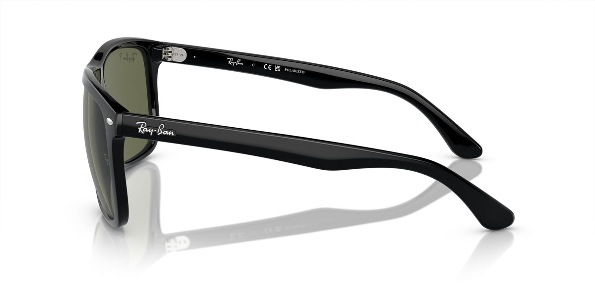 Ray-Ban Boyfriend Two 0RB4547 601/58 57 Black/ Green 57 / Crystal / Injected / Injected