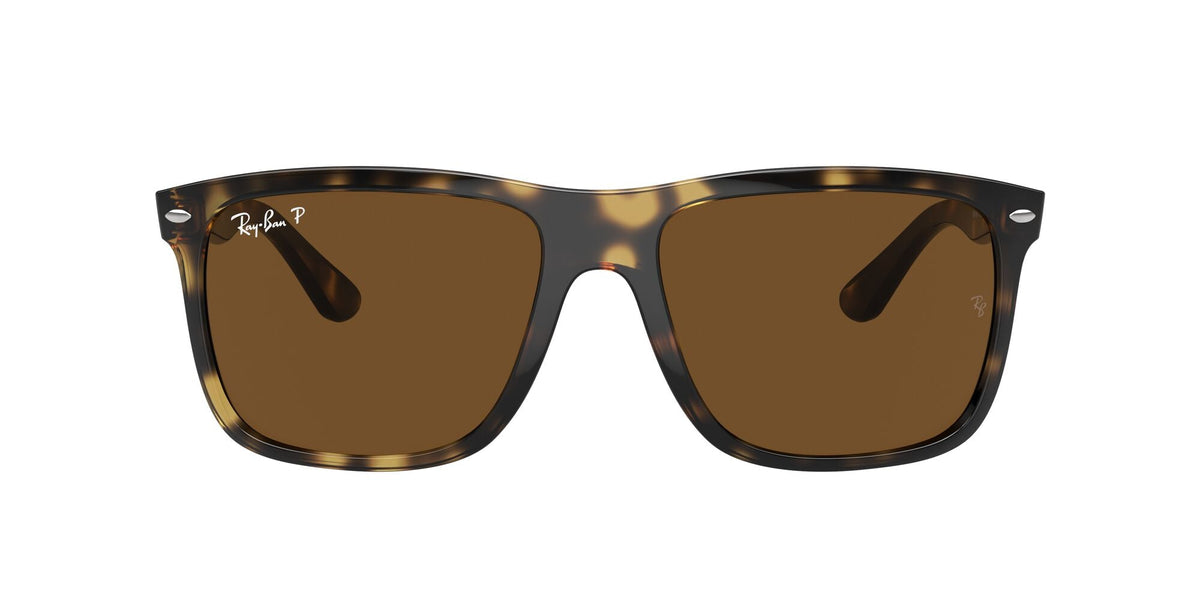 Ray-Ban Boyfriend Two 0RB4547 710/57 60 Havana/ Brown - Blue Star Eyewear