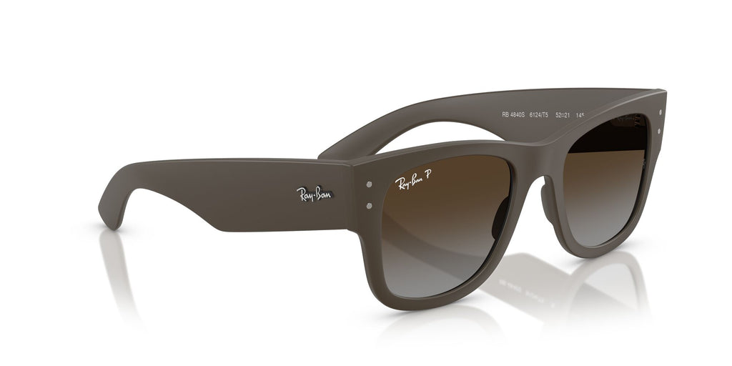 Ray-Ban  0RB4840S 6124T5 52 Sand Brown/ Polarised Brown Gradient