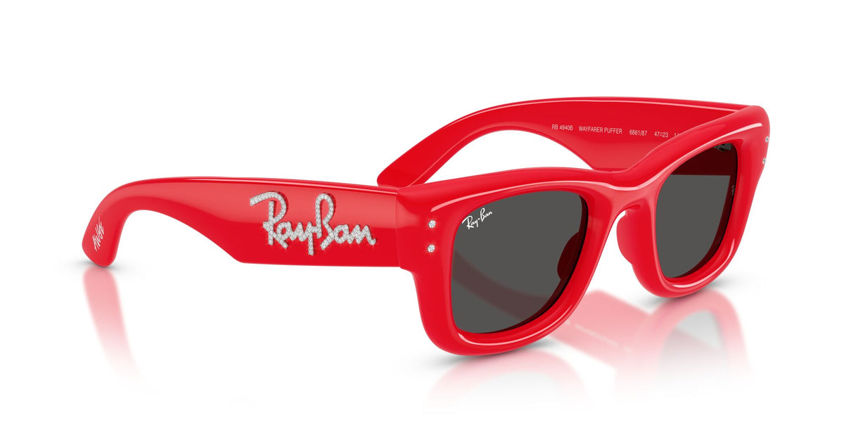 Ray Ban 0RB4940B 686187 47 Red/ Dark Grey