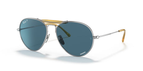RB 8063 Ray-Ban  Silver / Polarised Blue Classic 55 55 / Crystal / Titanium / Titanium