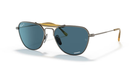 RB 8064 Ray-Ban  Grey / Polarised Blue Classic 53 53 / Crystal / Titanium / Titanium